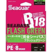 Шнур плетенный SEAGUAR R18 Seabass Flash Green PE 8 #0.6 200m 228184