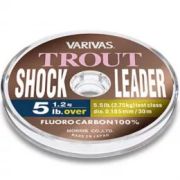 Леска VARIVAS Trout Shock Leader fluorocarbon #1.2 (0.185mm) 30m 082121