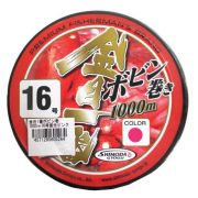 Леска SHIMODA Kinme Ichiban Bobin Roll #16 1000m PINK