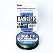 Шнур плетенный SUNLINE Basic PE x4 150m Dark Green #0.8 (0.152mm) 6.0kg 547739