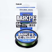 Шнур плетенный SUNLINE Basic PE x4 150m Dark Green #0.6 (0.132mm) 4.5kg 547722