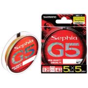 Шнур плетенный Shimano Sephia G5 150m #1.0 7.4kg 442703