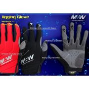 Перчатки M&W Jigging Gloves (BL-1) Black XL
