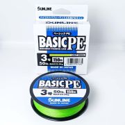 Шнур плетенный SUNLINE Basic PE x4 150m Light Green #3.0 (0.295mm) 22.0kg 547685