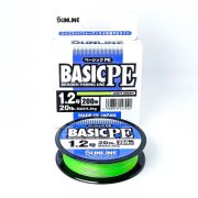 Шнур плетенный SUNLINE Basic PE x4 200m Light Green #1.2 (0.187mm) 547920