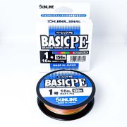 Шнур плетенный SUNLINE Basic PE x4 150m Multicolor #1.0 (0.165mm) 7.7kg 547821