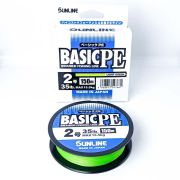 Шнур плетенный SUNLINE Basic PE x4 150m Light Green #2.0 (0.241mm) 15.5kg 547661