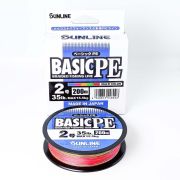 Шнур плетенный SUNLINE Basic PE x4 200m Multicolor #2.0 (0.241mm) 548026