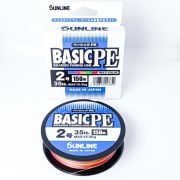 Шнур плетенный SUNLINE Basic PE x4 150m Multicolor #2.0 (0.241mm) 15.5kg 547852