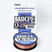 Шнур плетенный SUNLINE Basic PE x4 200m Multicolor #1.2 (0.187mm) 548002