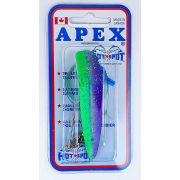 Блесна троллинговая HOT-SPOT APEX TROLLING LURE A3.0 #466 Green Purple Glow