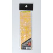 Наклейка голографическая MARUSHIN ABALONE SHEET 4*14.5cm #ABALONE CREAM YELLOW 141808