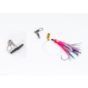 Октопус оснащенный NAKAZIMA SALMON FUKASE RIG 45mm #KPS (поводок 1м с карабином) (2801)