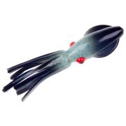 Приманка Higashi Squid 11см #15 Double Black Glow/ Blue Flakes