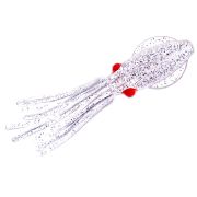 Приманка Higashi Squid 11см #04 Transparent UV/ Silver Flakes