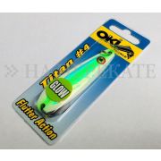 Блесна троллинговая OKI Titan #4 Glow Kinetic Green (OTS4-KG)