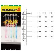 Снасть на кальмара YAMASHITA Ika Pro Sabiki Kiratto 11-1-5 (546-224) поводки