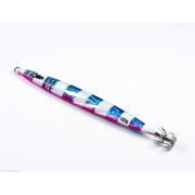 Кальмарница грузовая PF Saber Squid Jig 120g #02 Blue Pink Zebra Glow