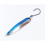 Блесна троллинговая GIBBS Skinny G Nickel/Blue-Tailspin (30018)