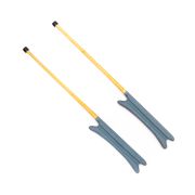 Удочка зимняя под комбайн (цельный бамбук, 41см, виток 27см,ручка серая eva) (пара) (Амиго)