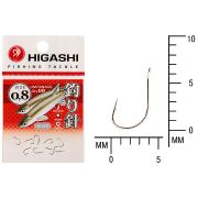 Крючок Higashi Umitanagoringed#0,8 Silver (10шт)