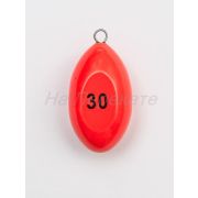 Груз SHIMODA #15 красный 60 гр. ( 1 шт. блистер) арт.0791