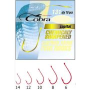 Крючки COBRA Capital 131 Red #10
