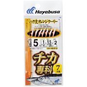 Самодур HAYABUSA HS513 #2.5 (поводок 0,104mm; леска 0.148mm; гирлянда 2,0m)