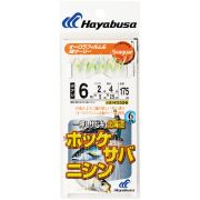 Самодур HAYABUSA HS556 #6 (поводок 0,235mm; леска 0.330mm; гирлянда 1,75m)