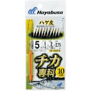 Самодур HAYABUSA HS516 #4 (поводок 0,165mm; леска 0.235mm; гирлянда 2,75m)