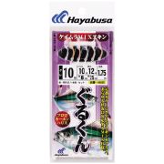 Самодур HAYABUSA HS636 #5 (поводок 0,30mm; леска 0.405mm; гирлянда 1.40m)