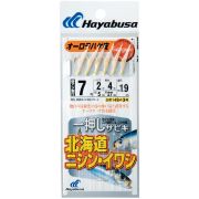 Самодур HAYABUSA HS434 #7 (поводок 0,235mm; леска 0.330mm; гирлянда 1.9m)