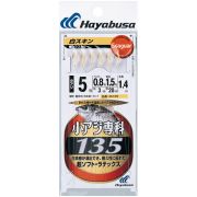 Самодур HAYABUSA HS135 #6 (поводок 0,165mm; леска 0.235mm; гирлянда 1.4m)