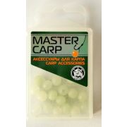 Бусины силикон. MASTER CARP 6мм прозрачн. (20шт)