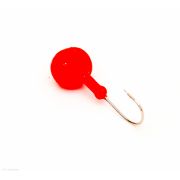 Джиг-головка Шар 35гр флюор. Red (PF)