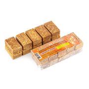 Прикормка спрессованная в брусочки ЗОЛОТАЯ РЫБКА 420гр с горохом