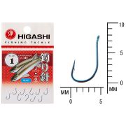 Крючок Higashi Umitanagoringed#1 Blue 10шт.
