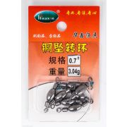 Груз с вертлюгом HUAXIN #0.7 3.04g (7шт)