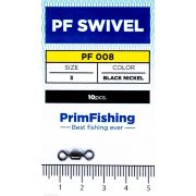 Вертлюг PF SWIVEL #3 (уп.10шт) PF008-3 (BN)