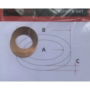 Комплект шайб регулировочных 10х15х0.10мм REDLAB