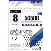 Крючок OWNER Tenkara Long D #8 (9шт) 56508