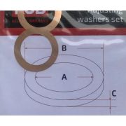 Комплект шайб регулировочных 12х17х0.10мм REDLAB