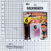 Крючок MORIGEN Evolution MV-13-4 #6 Red (уп.100шт)