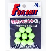 Бусины FUJIBAIT Luminous Shimori Float #6 (8шт) Green 0048