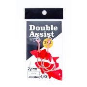 Крючок Double Assist Jigging Hook #4/0 (2+2cm) 2шт.