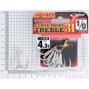 Крючок тройник SHOUT Curve Point Treble 31 1/0 (уп.6шт) 231CS 071542