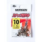 Вертлюг с застежкой MORIGENE-203#10 (уп.8шт)