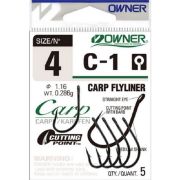 Крючок OWNER Carp Flyliner #1 (уп.4шт) С-1