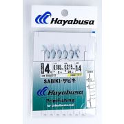 Самодур HAYABUSA CUSTOM DE- KASTRI T90807D7 #4 (поводок 0.185mm, леска 0.215mm, 1,4m)