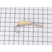 Блесна махалочная Черепаха 25мм 2.0гр (мельхиор-зеленка) ЛАЗАРЕВ (Хохол) Х-107